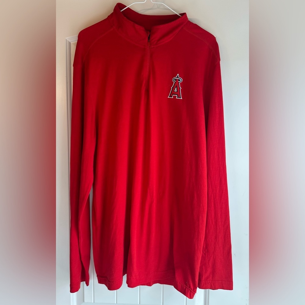 MLB LA Angels Under Armour 1/4 zip pullover